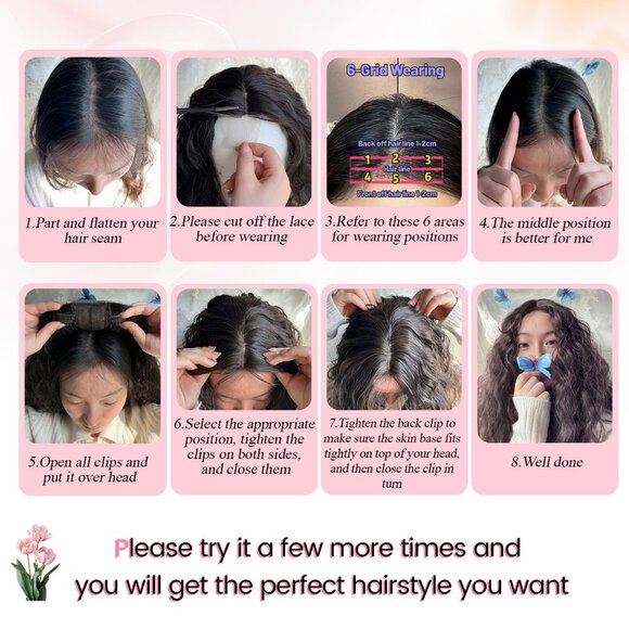 Curly Hair Topper Lightweight, Natural-Looking Hairpiece for Women - Picture 5 of 5